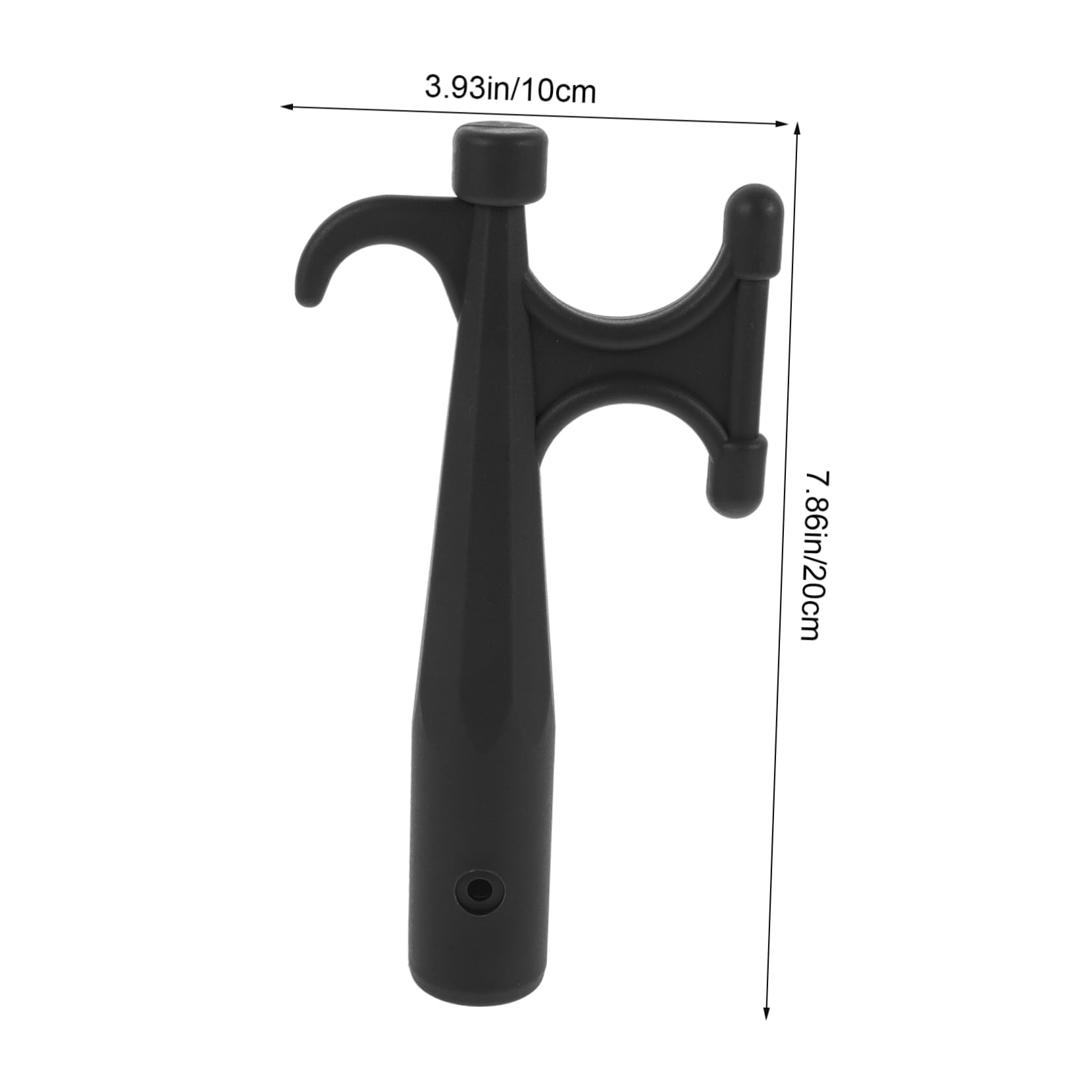BESPORTBLE Boat Hooks for Docking Nylon Extension Pole Attachment Lifeboat Hook for Safety