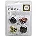 We R Memory Keepers 41595-4 Eyelets for Scrapbooking, Warm Metal, Wide