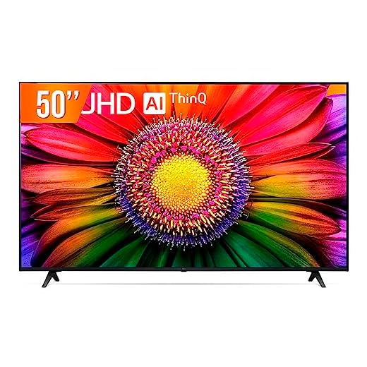 Smart TV LG 50" 4K 50UR871C0SA UHD Wi-Fi, Inteligência Artificial ThinQ, built-in, Google Assistente Design Ultrafino