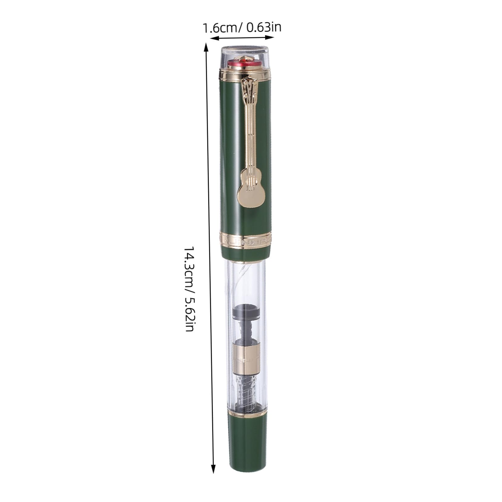 TEHAUX Resina Pluma Verde Estilográfica Recargable de Oficina