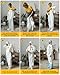 YIBER Hazmat Suit Disposable Coverall | Full Body Painters Suit in 7 Sizes with Multiple Specifications for Men & Women - Medium, White, 1
