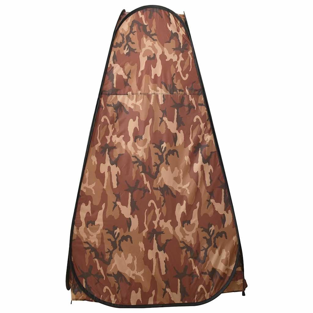 Namiot prysznicowy Pop-Up Camouflage z PA o wymiarach 120 x 120 x 200 cm, przenośny namiot przebieralni z ochroną przed wzrokiem, prysznic kempingowy i prysznic solarny, do ogrodu, na plażę