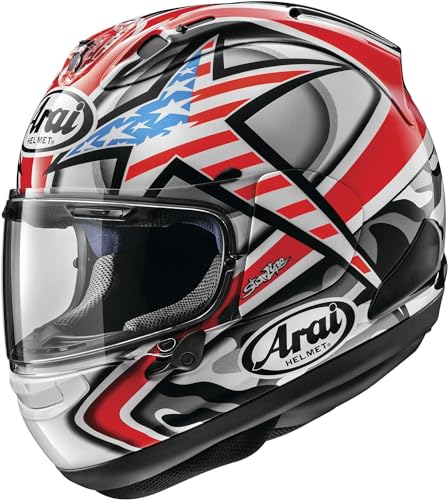 Arai Helmets Corsair-X Hayden Laguna Helmet (X-Large, Red/Blue)