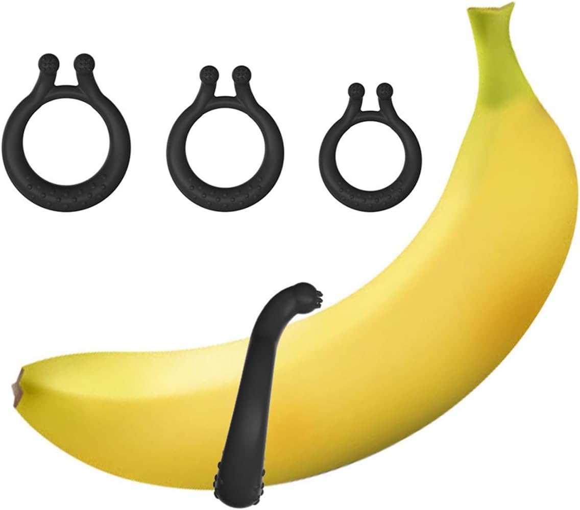 Penis Ring Silicone Cock for Erection Enhancing Male Sex Toys,3 Training Rings (Small+Medium+Large), Multi Size Silicone Protective Set D-6