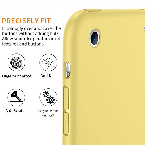 Ipad Mini Case For Ipad Mini 3/2/1, Dtto Ultra Slim Lightweight Smart Case Trifold Cover Stand With Flexible Soft Tpu Back Cover For Ipad Apple Mini, Mini 2, Mini 3 [Auto Sleep/Wake] (Canary Yellow) #TOP7