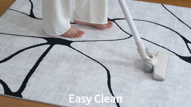 Tapete moderno lavable 8'x10' para sala y dormitorio miniatura 7