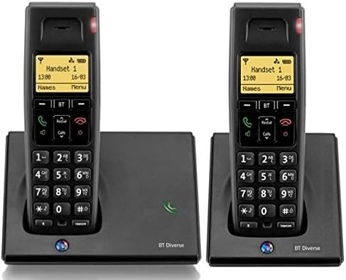 BT Diverse 7110 Plus DECT Cordless Phone - Twin Pack