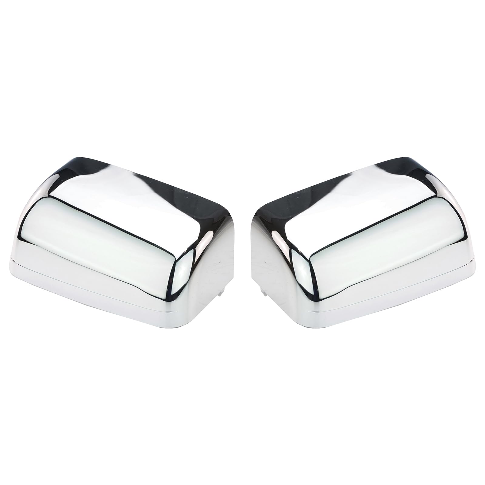 Trail Ridge TR00374 (2 Piece) Chrome Door Mirror Cap Set Compatible with 2001-2005 Ford Excursion 2004-2014 F-150 1999-2016 F-250 Super Duty F-350 Super Duty F-450 Super Duty 99-15 F-550 Super Duty