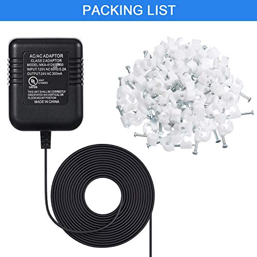 image for Hotop 24 Volt Transformer, C Wire Adapter Thermostats, Compatible with