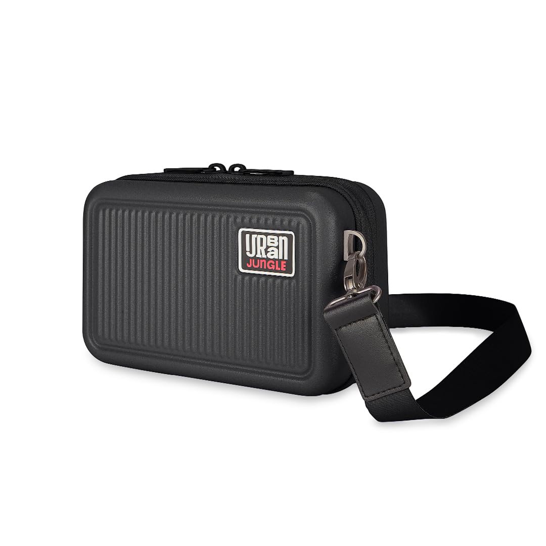 by Safari Fling Premium Polycarbonate Crossbody Sling Bag | Lightweight and Durable Travel Accessory | Multipurpose Bag for Both Men & Women (Black)-image-29