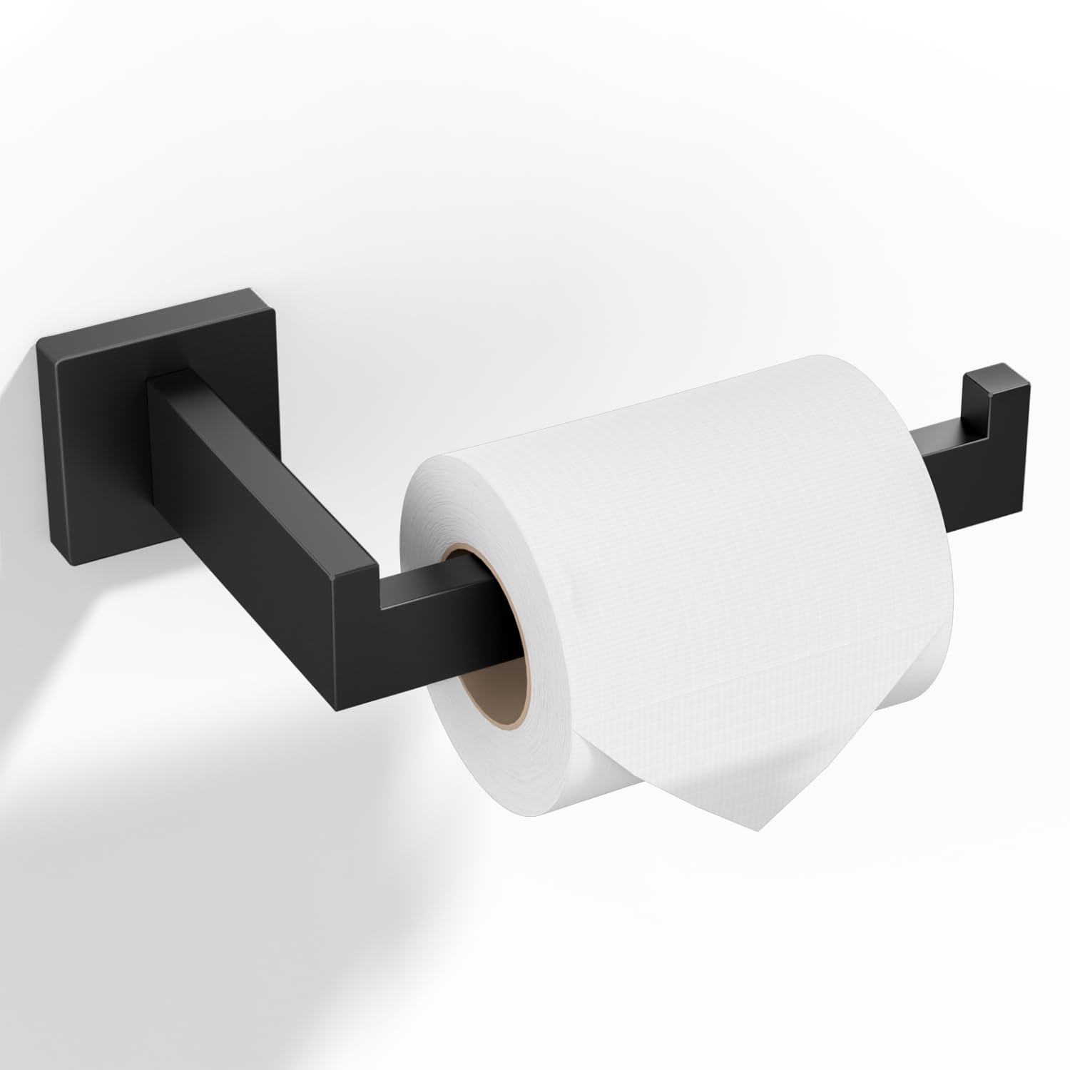 HITSLAM Chrome Toilet Paper Holder Wall Mount Square Silver 304 Stainless Steel Toilet Paper Roll Holder for Bathroom Rustproof — Amazon image 11