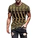 "T-shirt Homme Manches Courtes Tee Shirt T-Shirt à Nouveau Mode Shirt Pour Col Rond Fleurs Vintage 3D Courte chemise Imprimé Chic Tops Hauts Grande Taille Personnalisé Sweat Confort Blouse"