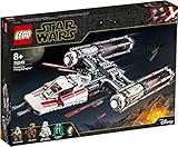 Der 578-teilige Spielzeug-Sternenjäger von LEGO Star Wars für Jungen und Mädchen ab 8 Jahren ist 7 cm hoch, 43 cm lang und 19 cm breit