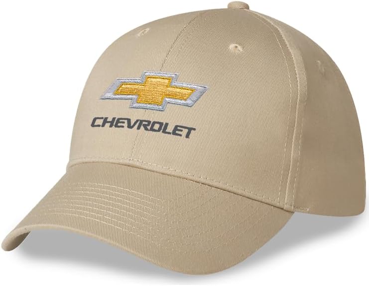 Chevrolet Bowtie Logo Twill Hat - Officially Licensed Adjustable Chevy Cap