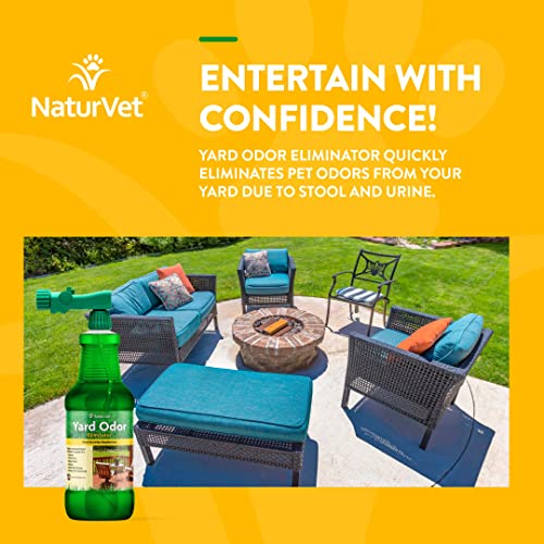 Naturvet  Yard Odor Eliminator  Eliminate Stool and Urine Odors from Lawn and Yard  Designed for Use on Grass Plants Patios Gravel Concrete  More  316 Oz Readytouse with Nozzle  Cucciolini Doodles Naturvet  yard odor eliminator  eliminate stool and urine odors from lawn and yard  designed for use on grass plants patios gravel concrete  more  31 6 oz ready to use with nozzle   cucciolini doodles