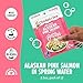 Chicken of the Sea Alaskan Pink Salmon in Spring Water, 2.5 Ounce Packets (Box of 12), Wild Caught, Skinless & Boneless