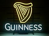 Queen Sense 17'x14' Guinness's Harp Neon Sign Light Man Cave Bar Pub Beer Gift Neon Lamp A117GHBL