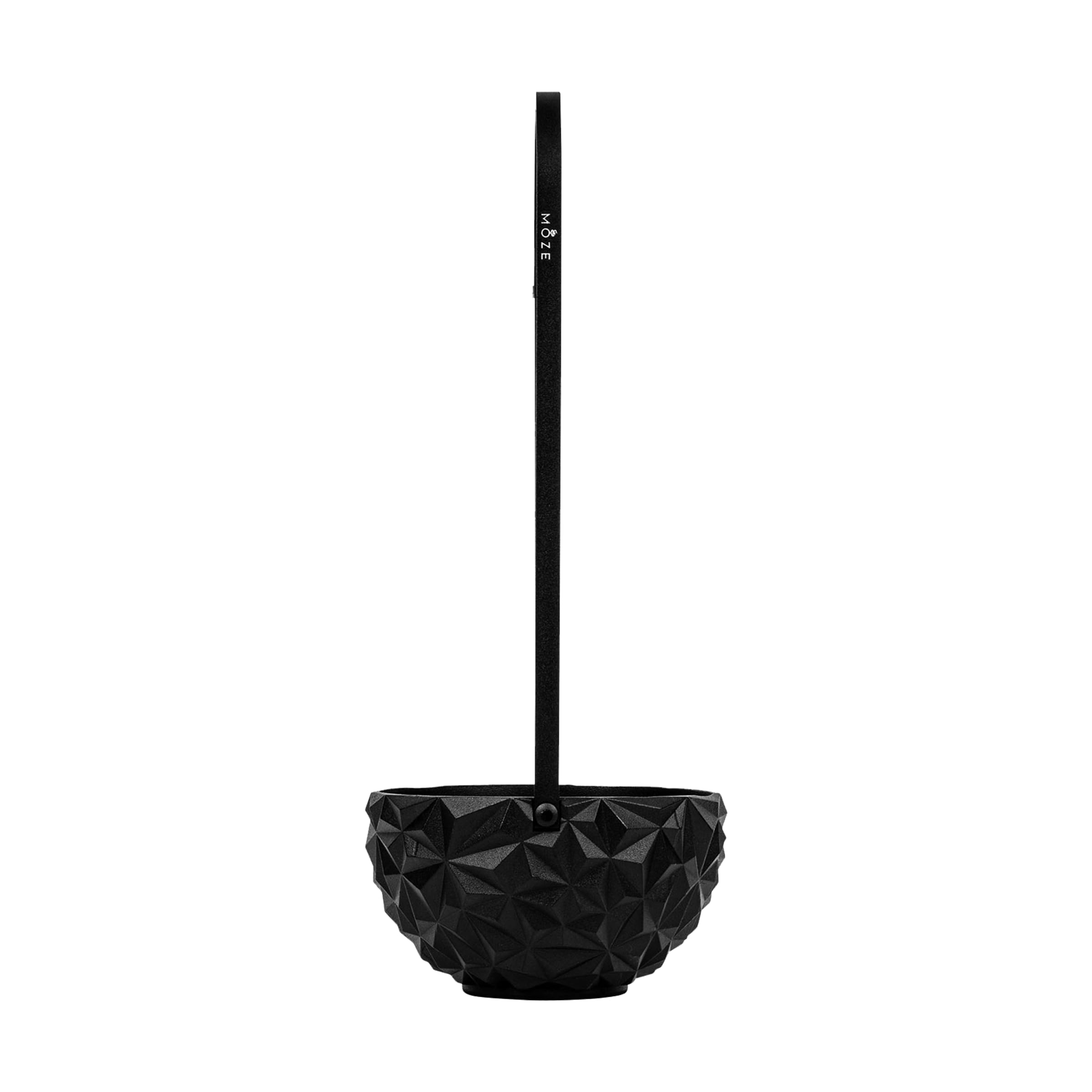 HOOKAiN Moze Shisha - Kohlekorb - Flare - Black - Hochwertiger Gusseisen Kohlekorb - Premium Qualität und extra Schwer + lustiger Aufkleber