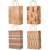 GRÖSSE - Die Größe der Geschenktüte beträgt 21x15x8 cm/8,26x5,9x3,14 Zoll, was viel Platz zum Befüllen von Geschenken, Mitgebseln usw. bietet.