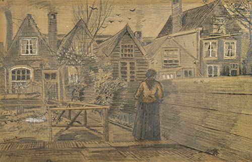 Toile Vincent Van Gogh Mères de Siens affiche d'art Premium 60x90cm texture canvas
