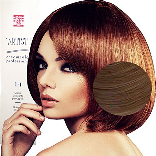 Professionelle Haarfarbe Hellblond Naturell mit Ammoniak 8/0 Permanent 100ml Made in Italy Cover