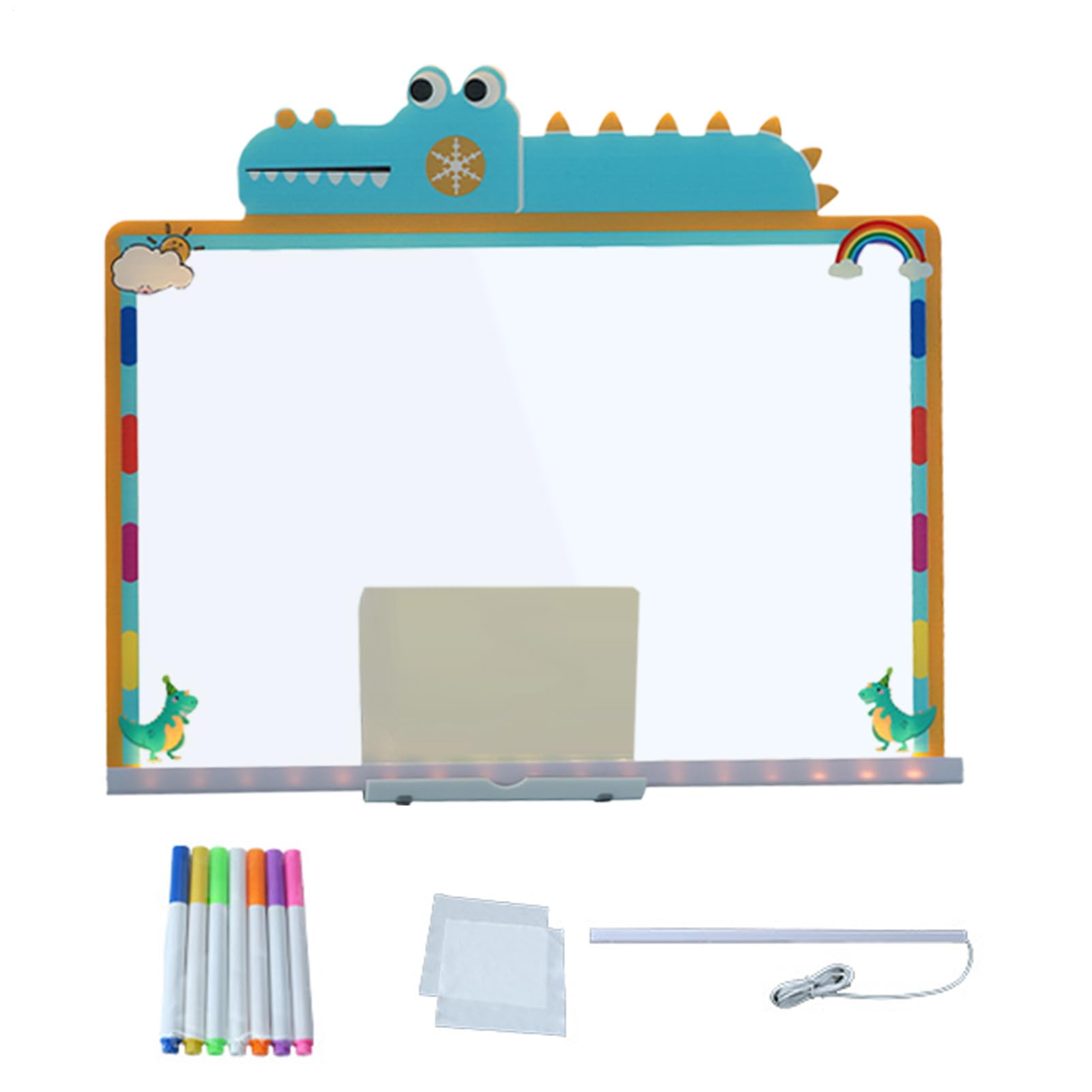 LED Drawing Board, Bright Writing Display, 25x30cm, Light Drawing Tablet, Glow Art Board, Creative Learning, for Home School Classroom