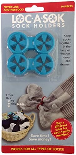 Loc A Sok Sock Locks Blue (Pack of 10)