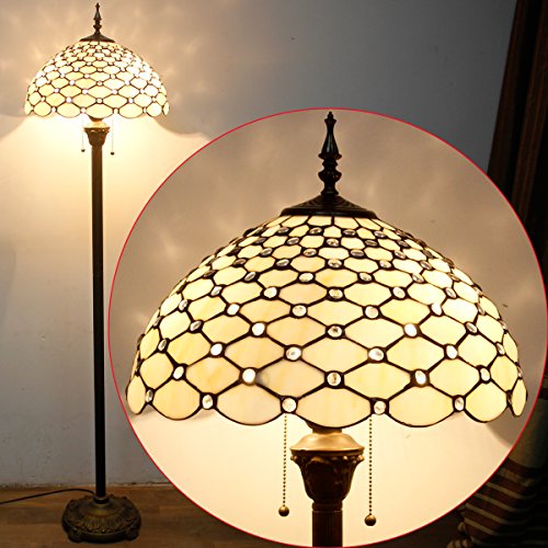 Image of Werfactory Tiffany Lampshade Replacement W16H7Inch Stained Glass Shade Only