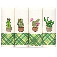 Asciugamani Da Cucina Lavien Home In Cotone Turco - Design A Nido D'Ape, Assorbenti E Lavabili, Multiuso - Foto 4