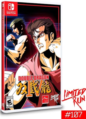 Juego Double Dragon IV Limited Run 107 versión importada en formato físico original