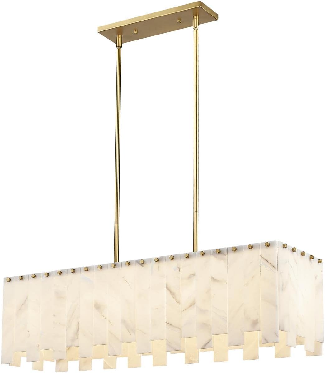 Z-Lite 345-40L-RB Viviana Pendant, 5-Light 300 Total Watts, Rubbed Brass