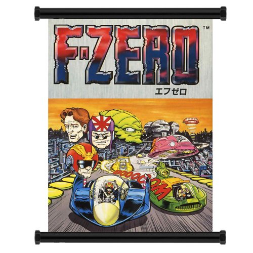 Amazon.co.jp: F - Zero Super Nintendo Gameファブリック壁スクロール