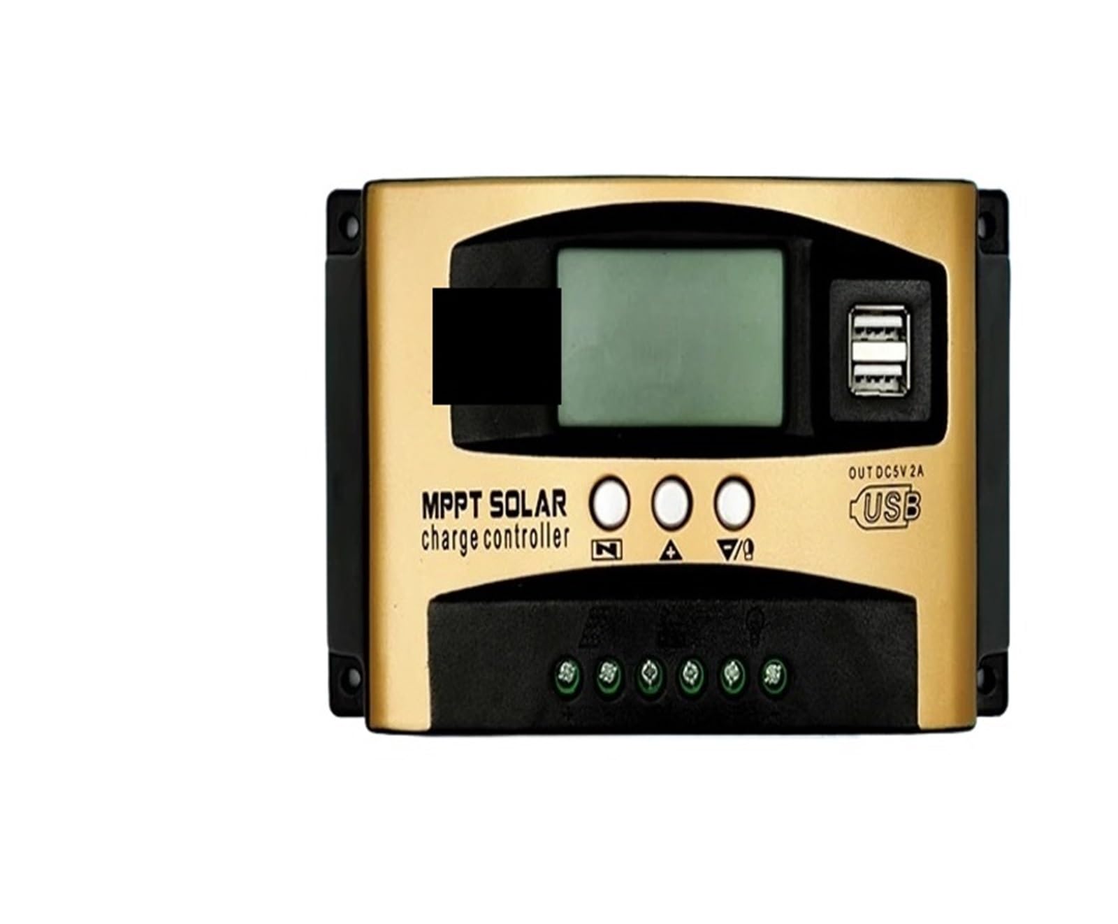 CUDTAPI MPPT 30A 12V/24V Solar Panel Charge Controller Battery Regulator With Dual USB Port,LCD Display