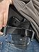 Barsony Black Leather Inside The Waistband Holster for Compact-Subcompact 9mm 40 45