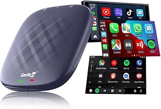 صندوق اندرويد 12 ايه اي بوكس من كارلين نت، سلسلة الترا، محول وسائط متعددة أقوى مع 8+128 جيجا كوالكوم 6125، كار بلاي مدمج/ اندرويد اوتو / متجر جوجل بلاي، مناسب فقط لسيارات كاربلاي السلكية