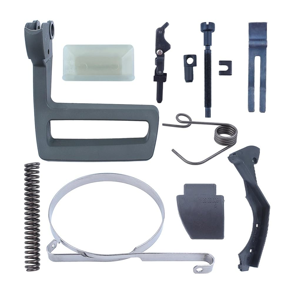 Kit de Protector de manija de Freno de Cadena, Tensor de Banda y Resorte for Motosierra 266, 268 y 272