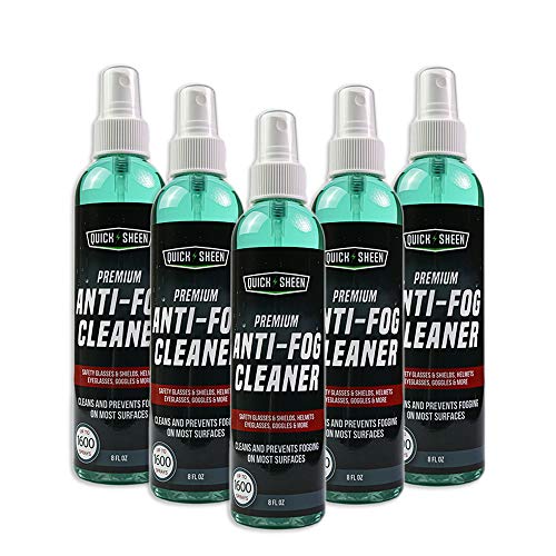 Quick Sheen Anti-Fog Spray for Glass, Windows, Glasses, Masks, Mirrors, Goggles