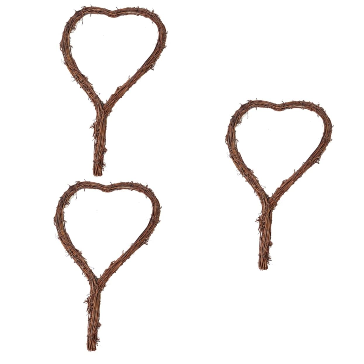 Decoración de vides en forma de corazón para crear manualidades de Navidad exclusivas