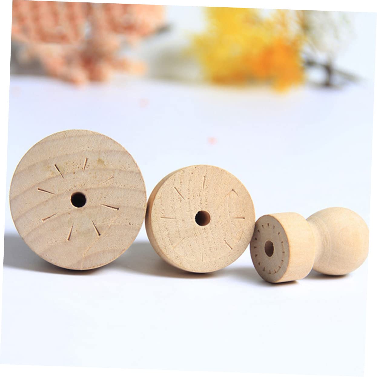Lurrose 36stücke Teiliges Handgefertigte Holzgriffe Für Wachsstempel Robuste Und Stilvolle Stempelgriffe Für Personalisierte Siegel Für Einladungen Karten Und -projekte
