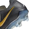 Nike Phantom GX 2 Elite FG Low-Top Soccer Cleats (FJ2559-100, WHITE/BLACK-MTLC GOLD COIN) Size 5.5