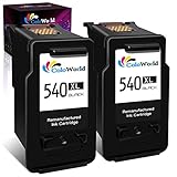 【CALIDAD CONFIABLE】-Con la selección de materiales de primera clase, la producción automática avanzada ofrece impresiones nítidas y gran brillo de color; Tiene una cubierta protectora de boquilla para el cartucho de tinta, que juega un gran papel en el transporte de larga distancia.
