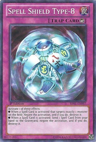 YU-GI-OH! - Escudo Hechizo Tipo 8 (BP01-EN097) - Paquete de batalla: Amanecer Épico - 1ª Edición - Starfoil Rare