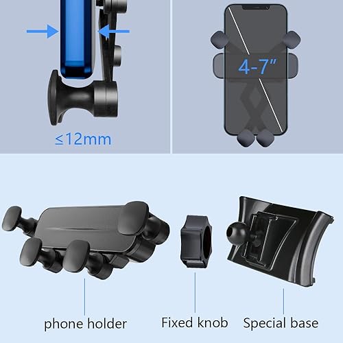 Miniatura 6 de Soporte para teléfono de coche para Porsche 718 Boxster Cayman Auto Accesorios Decoración interior Soporte para teléfono celular móvil