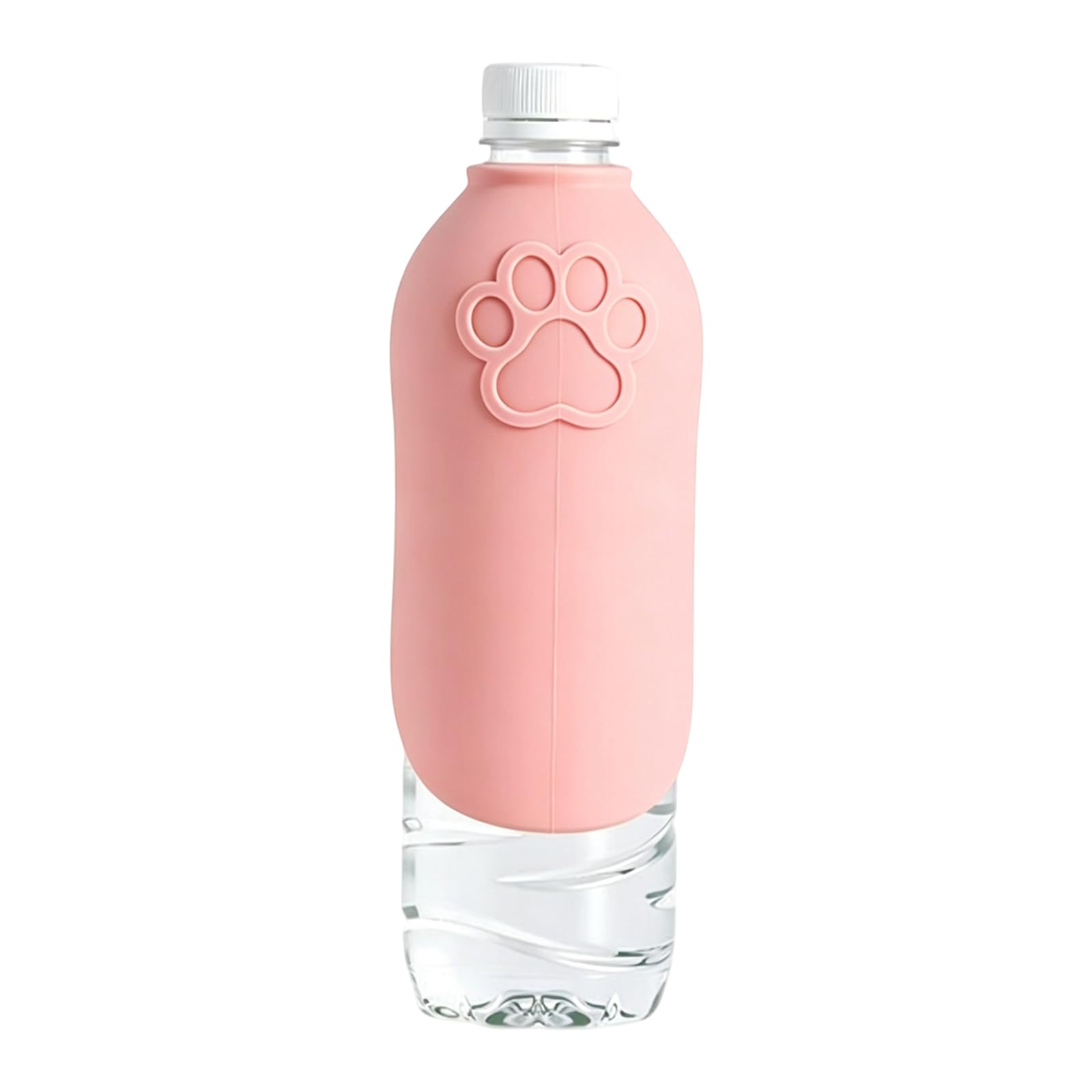 Practical Folding Water Container Portable Dog Water Bottle Pet Accessories Silicone Texture for Walk and Camping Pet Camping Waterbottle