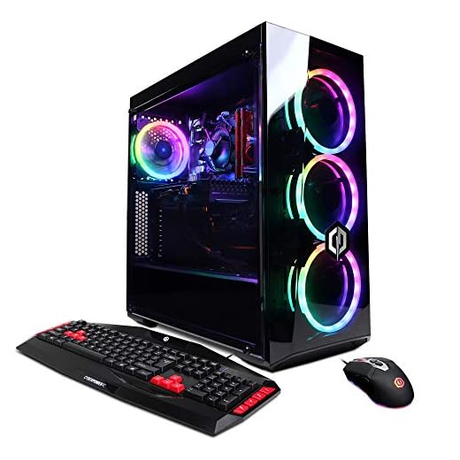 CyberpowerPC Gamer Xtreme VR GXiVR8560A Gaming PC (Intel i7-9700F 3.0GHz, 16GB DDR4, NVIDIA GeForce GTX 1660 6GB, 120GB SSD, 1TB HDD, WiFi & Win 10) Black