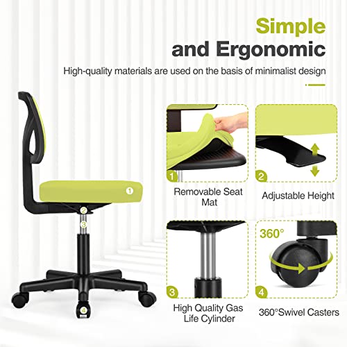 Edx Green Office Chair No Arms #TOP4
