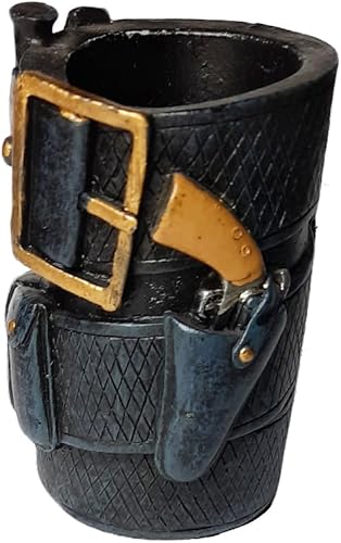 Miniatura 2 de Eosphorus Portalápices y cinturón para oficial de policía, decoración de policía, organizador de escritorio de poliresina