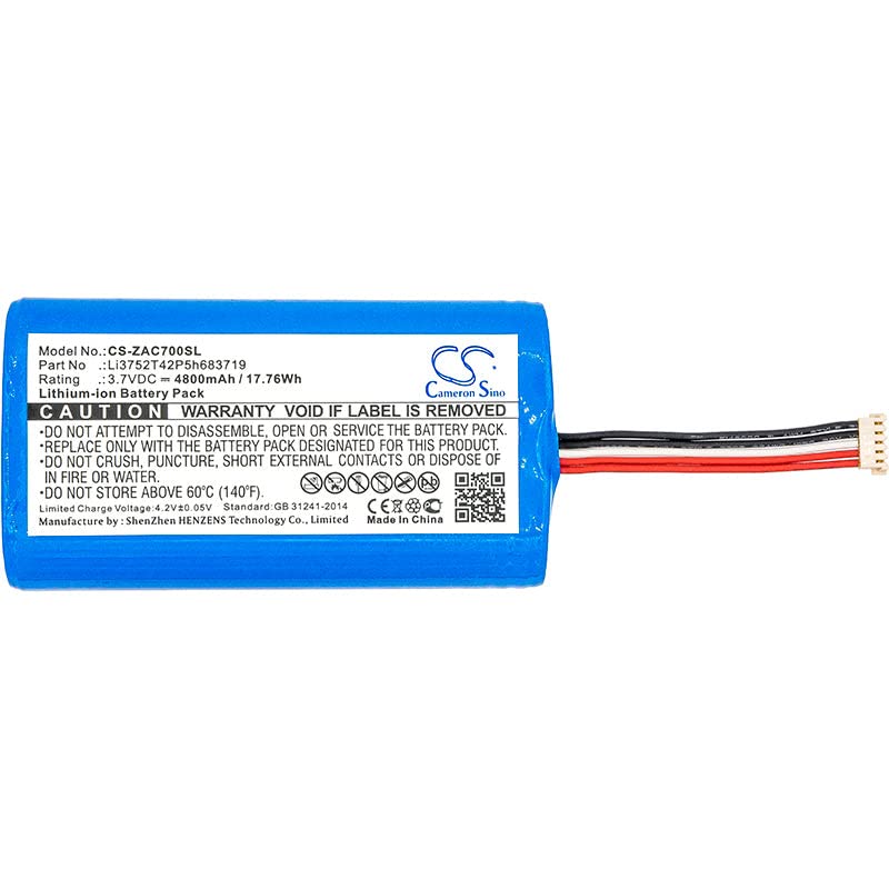 VI VINTRONS Battery for ZTE AC70, Li3752T42P5h683719,