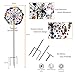 Winwindspinner Outdoor Metal Wind Sculptures Spinners Garden Décor - Wind Spinners for Yard Garden Large Yard Art Kinetic Windmill for Outside Spring (24