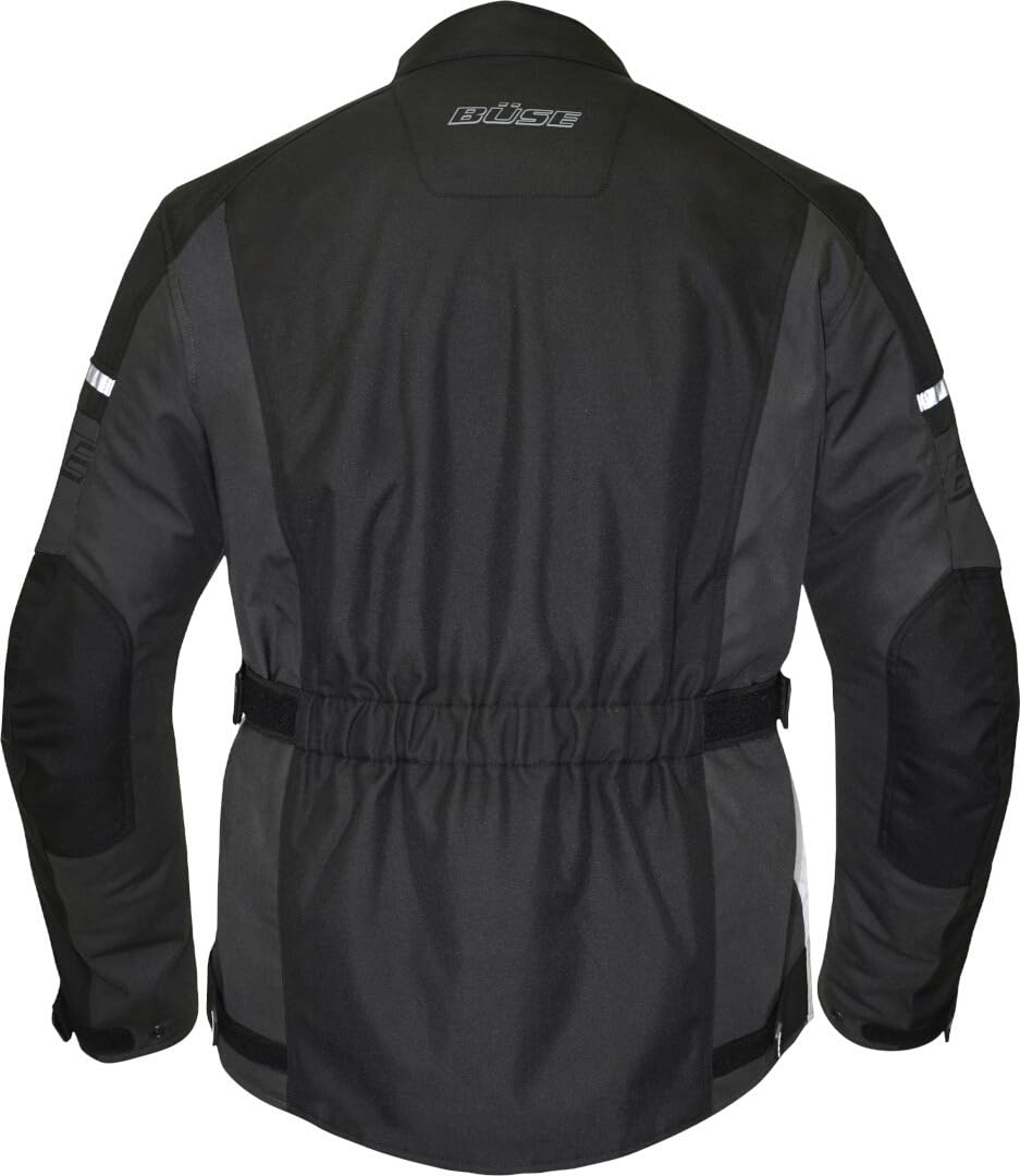 Büse Rider Blouson textile de moto imperméable, noir, 28